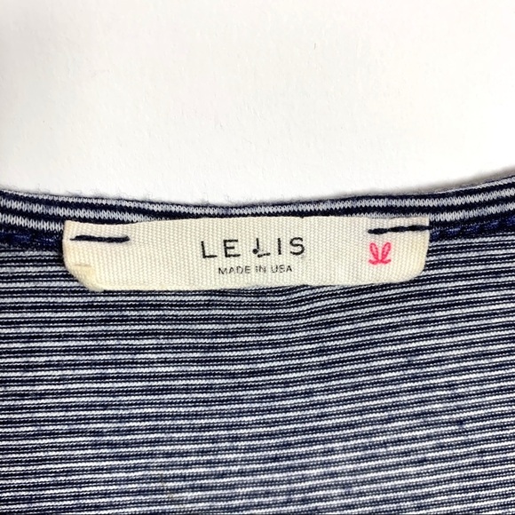 Lelis stripe blouse back t-shirt top - Picture 4 of 4